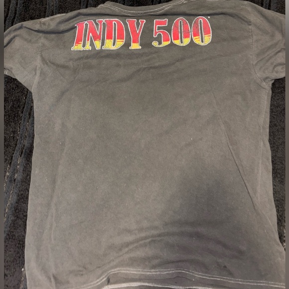 VINTAGE OFF BACK (BAGGY) INDY 500 SHIRT  NEGOTIABLE - Picture 2 of 3